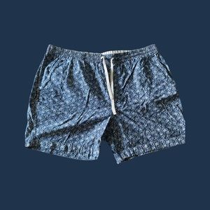 Men’s JCrew Drawstring Patterned Casual Shorts, Size XL, Like New